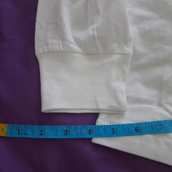 Diesel Long Sleeve White New D-LOGO 100% Cotton Size S T-Shirt *New with Tags* - Picture 4 of 12